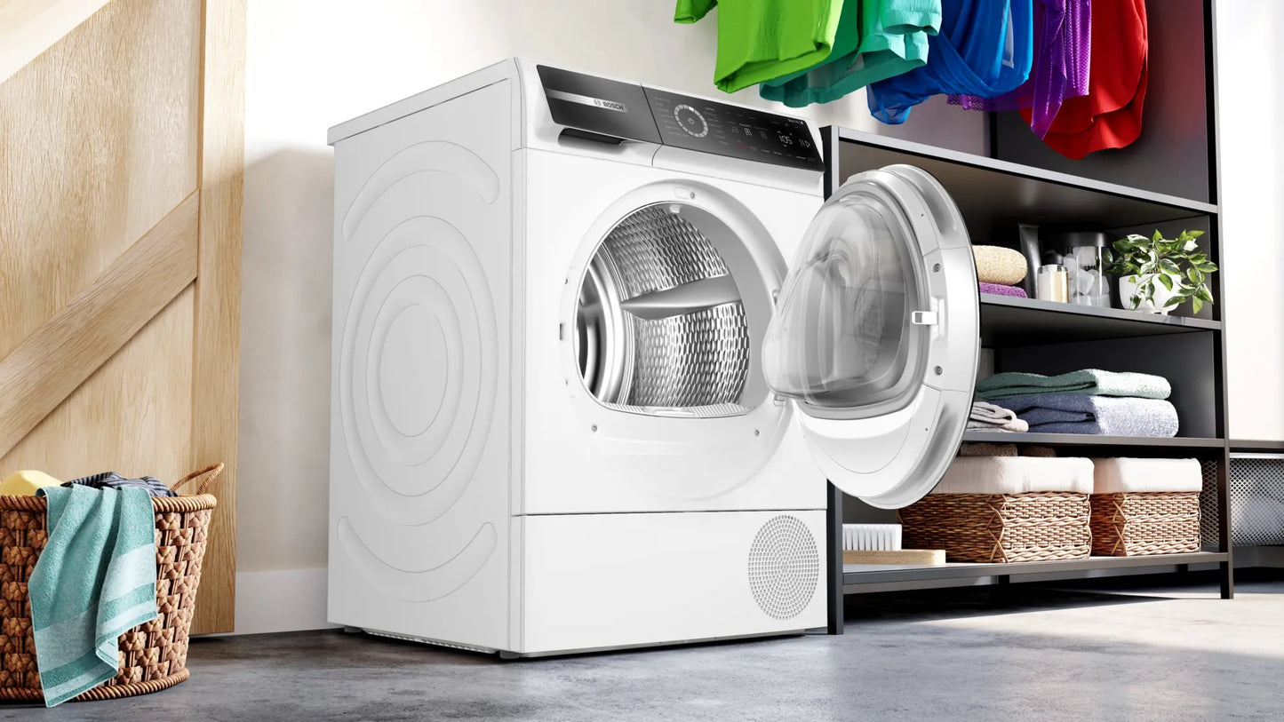 Bosch WQB246C9GB WHITE SERIES 8 HEAT PUMP TUMBLE DRYER