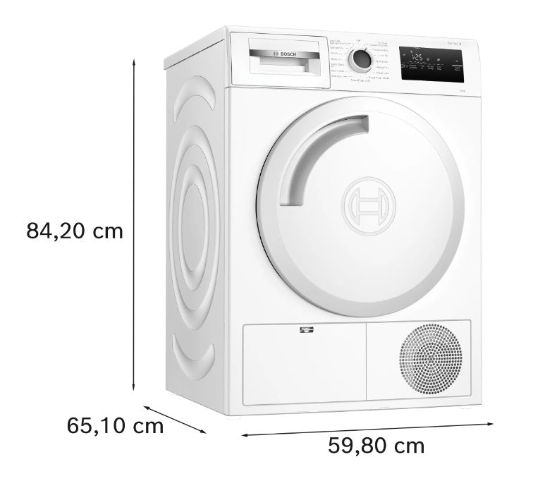 Bosch WTN83202GB WHITE SIRIES 4 8KG CONDENSER TUMBLE DRYER