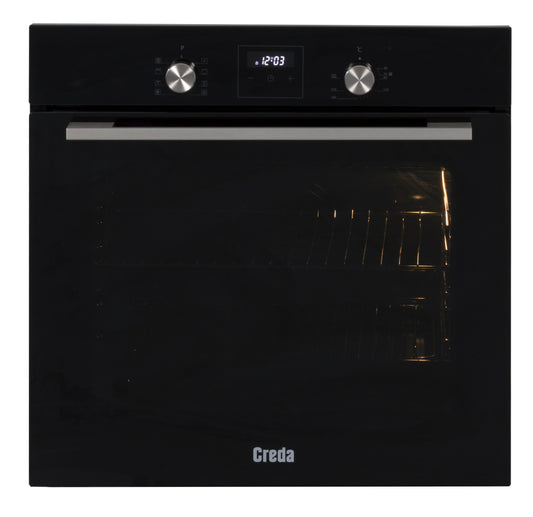 Creda C60BIMFBL  BLACK SINGLE MULTIFUCTION OVEN