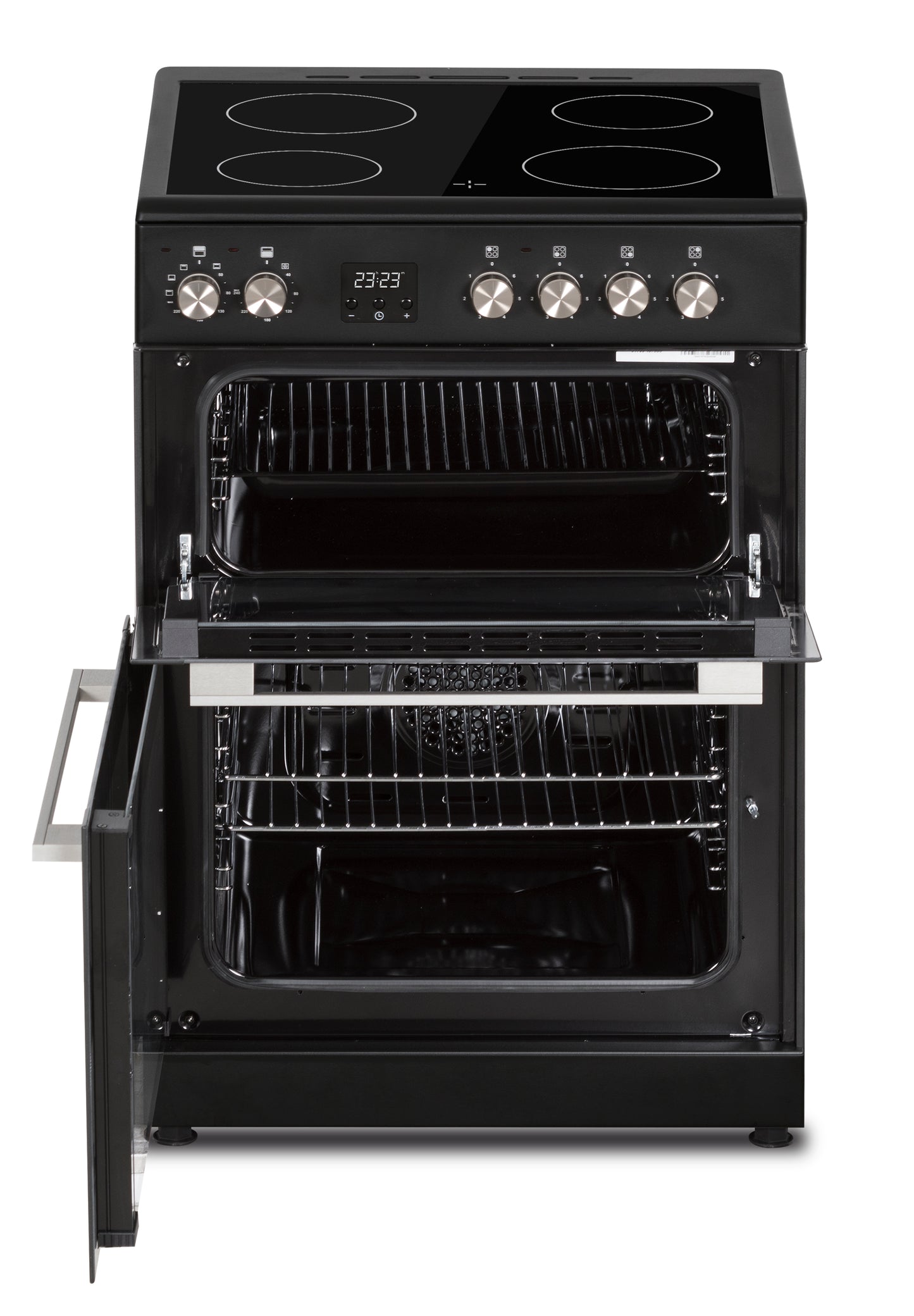 Creda C60CDOA  ANTHRACITE 60CM CERAMIC COOKER WITH DOUBLE OVEN