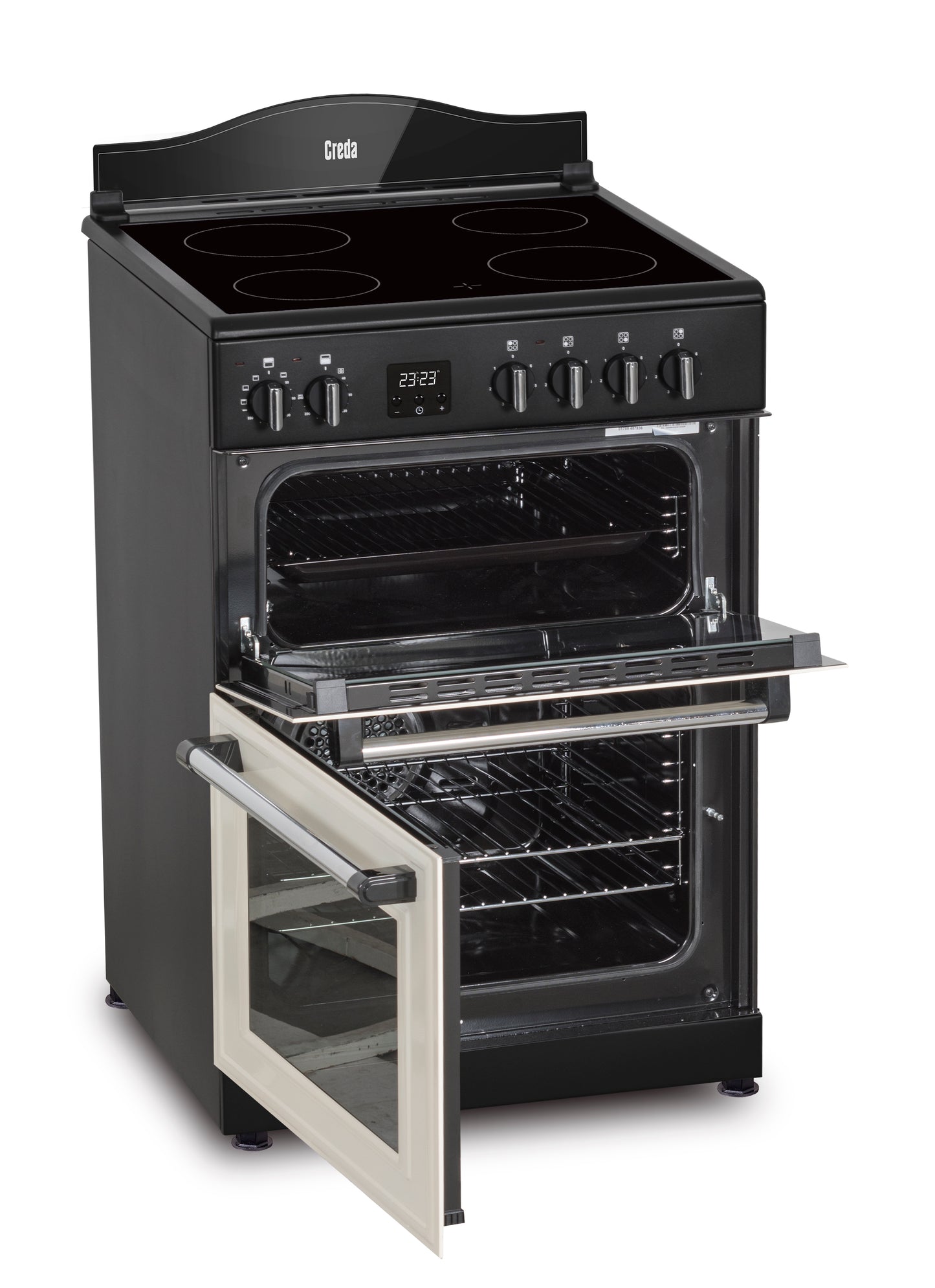 Creda C60CMRCRM CREAM 60CM MINI RANGE COOKER WITH CERAMIC HOB
