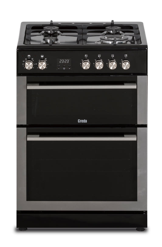 Creda C60DFDOX  60CM STAINLESS STEEL DUAL FUEL COOKER