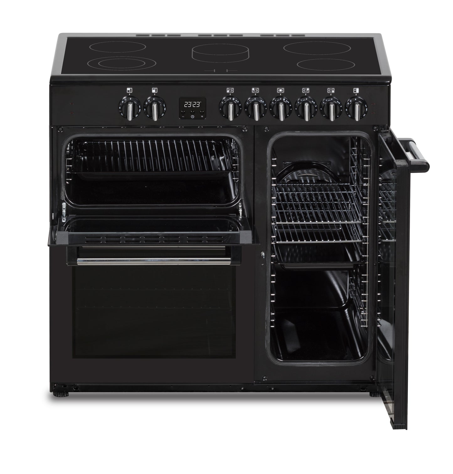 Creda C90RCCCBL  BLACK 90CM CERAMIC RANGE COOKER
