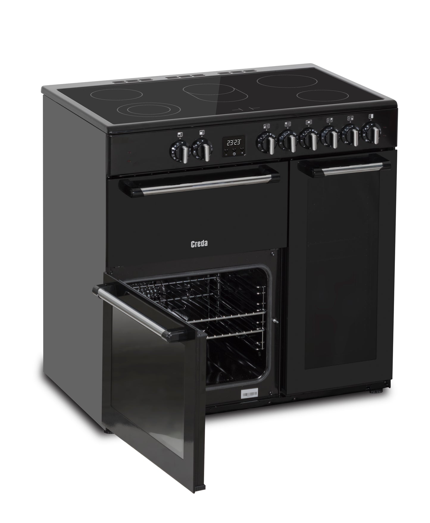 Creda C90RCCCBL  BLACK 90CM CERAMIC RANGE COOKER