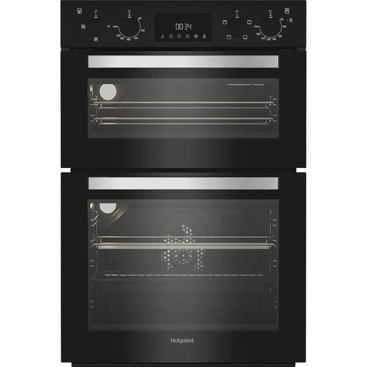 Hotpoint DIH10DB  BLACK BUILT IN DOUBLE OVEN