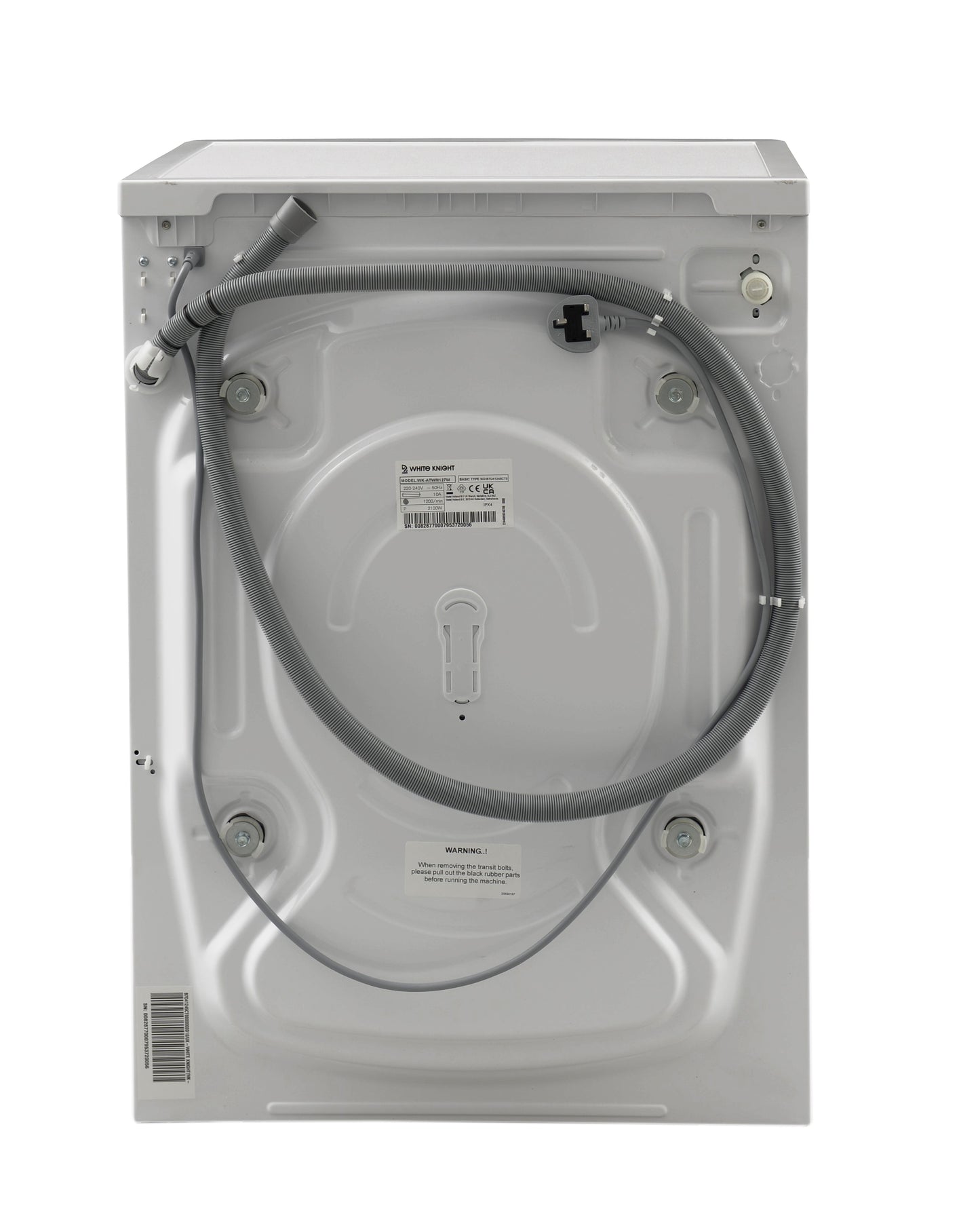 White Knight ATWM127W WHITE KNIGHT 7KG 1200RPM WASHING MACHINE