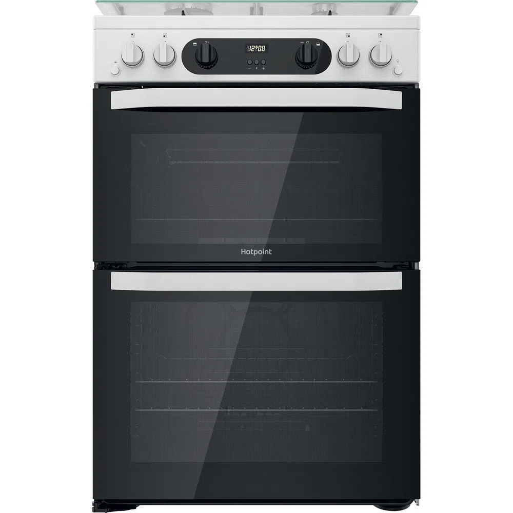 Hotpoint HDM67G0CCW  WHITE DOUBLE GAS OVEN