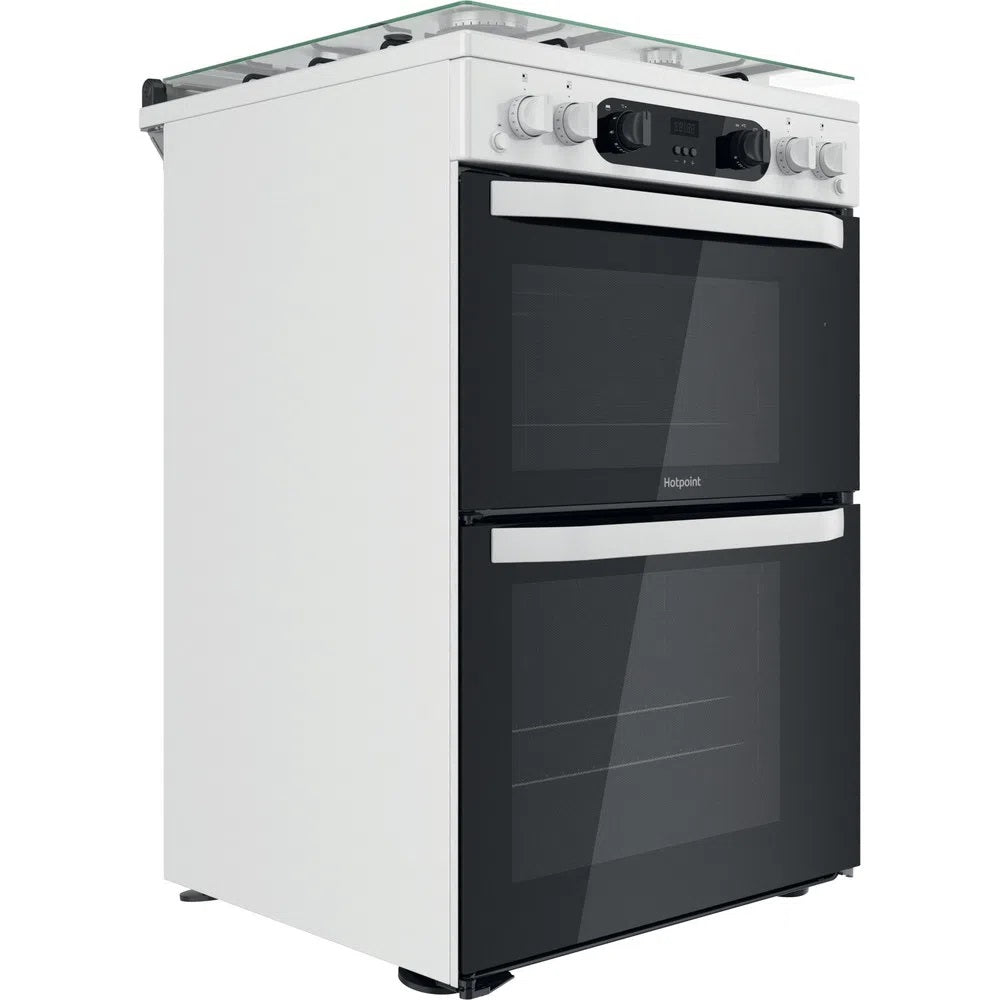 Hotpoint HDM67G0CCW  WHITE DOUBLE GAS OVEN