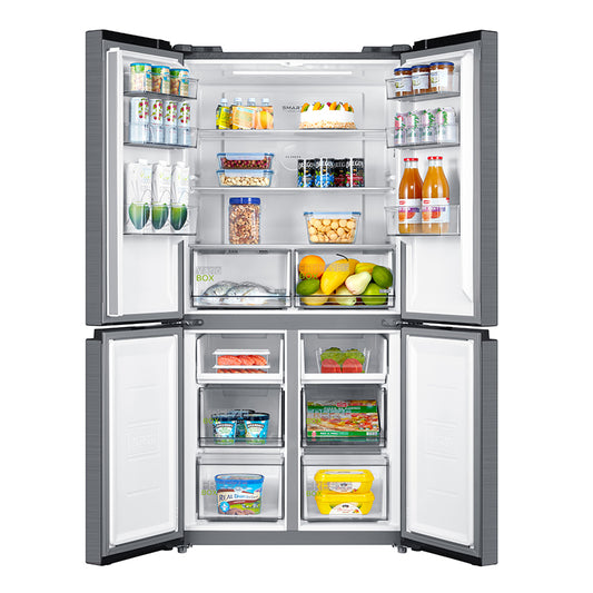 Midea MDRF632FIE46 MIDEA INOX MULTI DOOR FRIDGE FREEZER