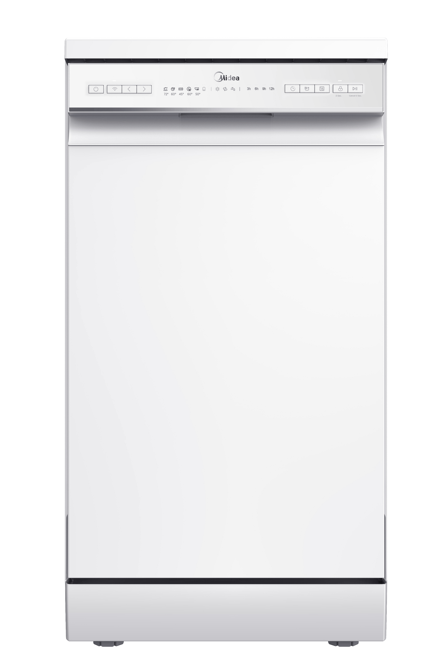 Midea MDWEF1034CW  WHITE 10 PLACESETTING  SLIMLINE DISHWASHER