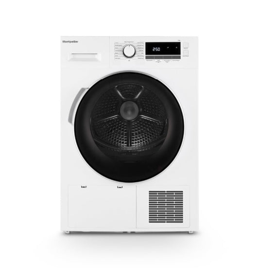 Montpellier MHP8SDW MONTPELLIER WHITE 8KG HEAT PUMP TUMBLE DRYER