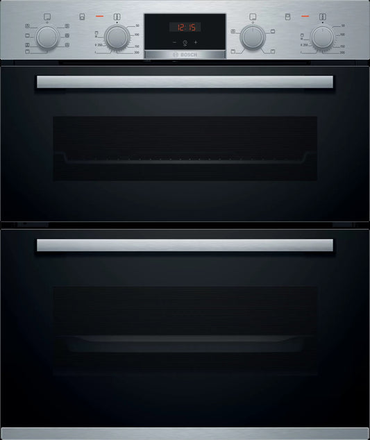 Bosch NBS533BS0B STAINLESS STEEL SERIES 4 BUILT UNDER DOUBLE OVEN