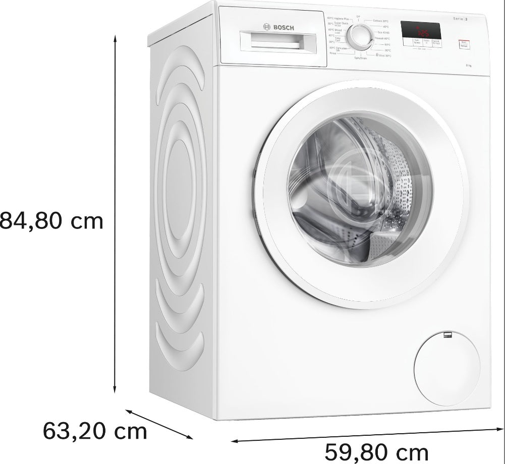 Bosch WGE03408GB SERIES 2 WHITE 8KG 1400 RPM WASHING MACHINE