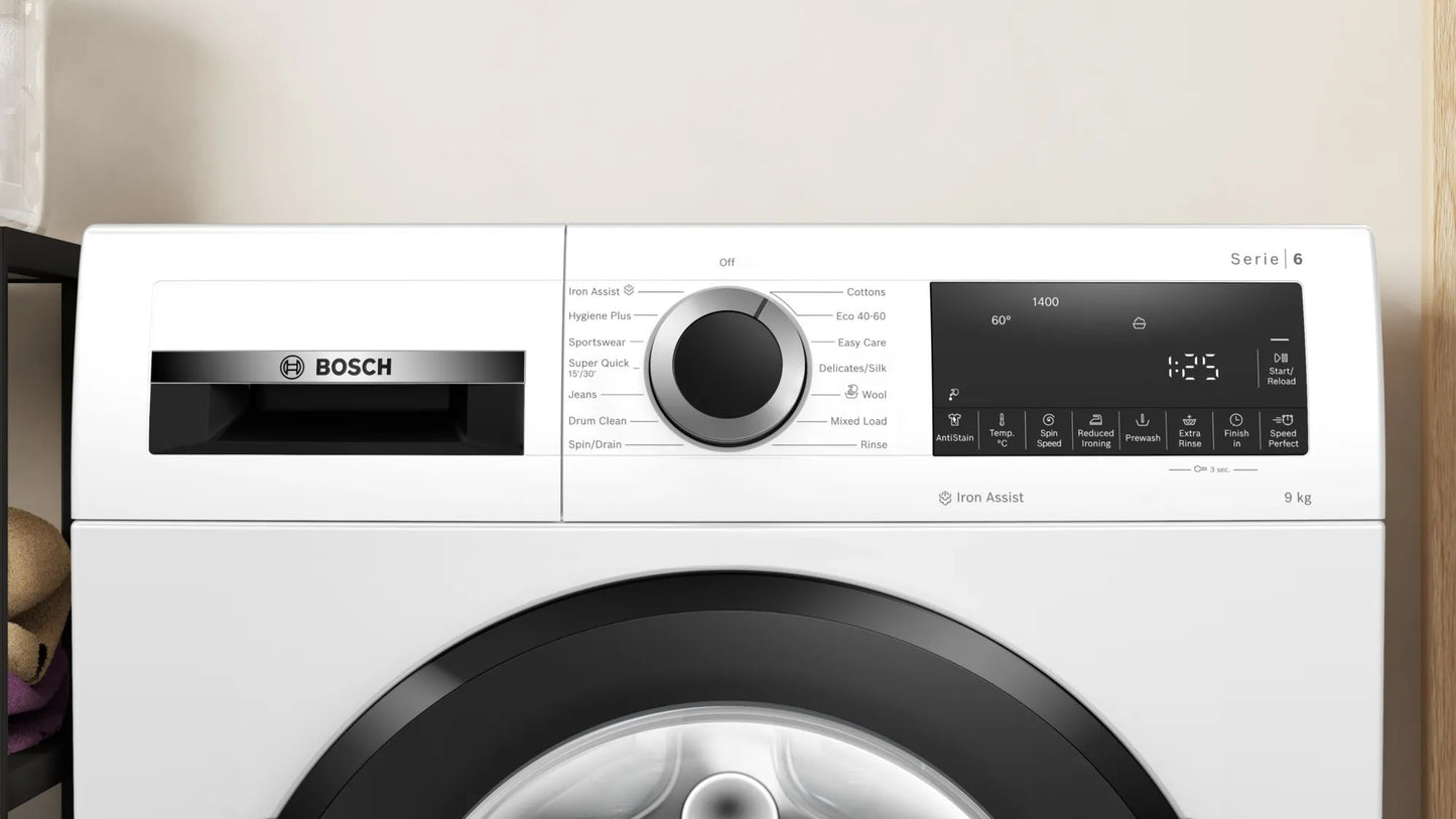 Bosch WGG24400GB  WHITE SERIES 6 9KG 1400 RPM WASHING MACHINE