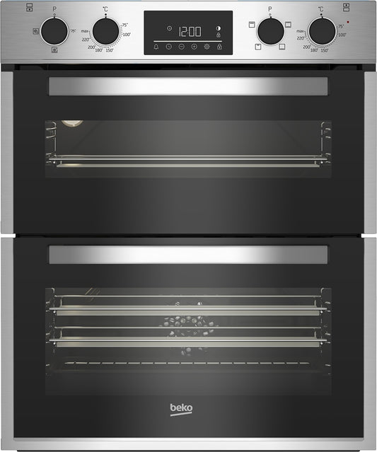 Beko BBTF26300X STAINLESS STEEL BUILT UNDER DOUBLE FAN OVEN