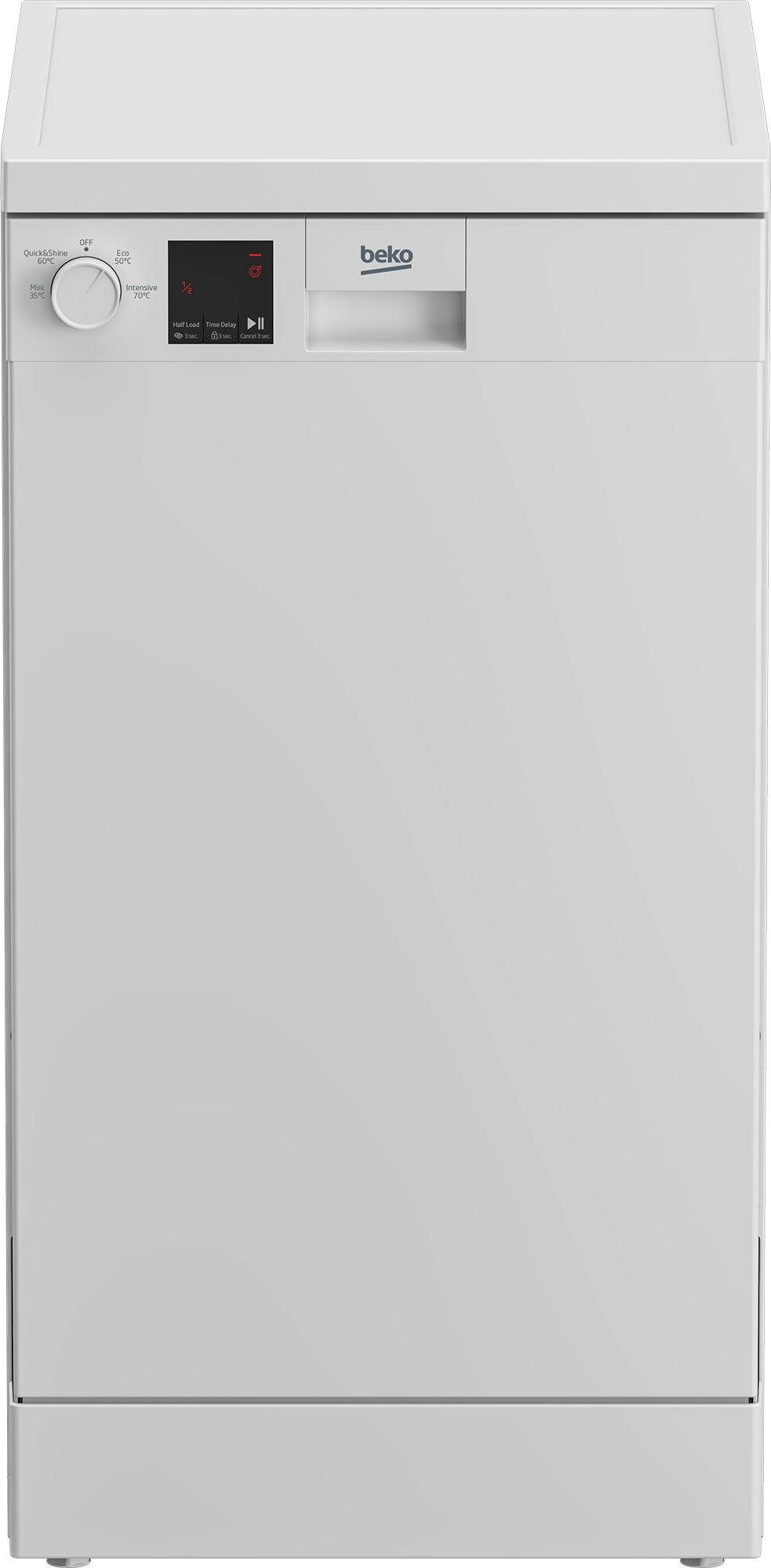 Beko DVS04X20W BEKO WHITE 45CM DISHWASHER