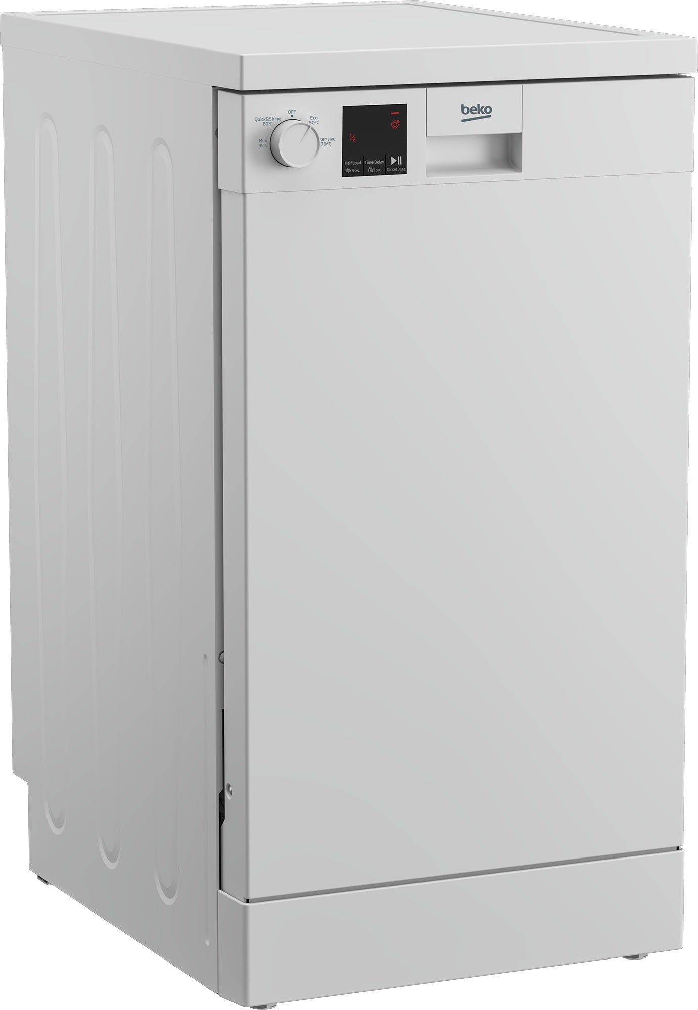 Beko DVS04X20W BEKO WHITE 45CM DISHWASHER