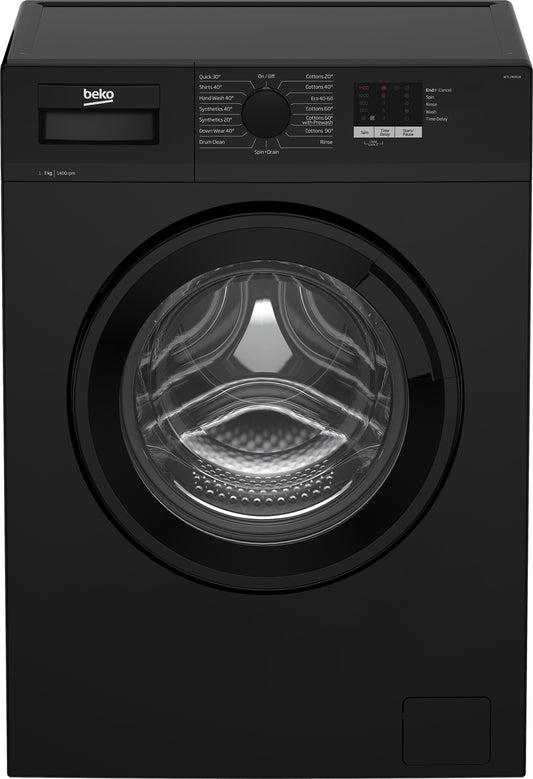 Beko WTL74051B  BLACK 7KG 1400RPM WASHING MACHINE