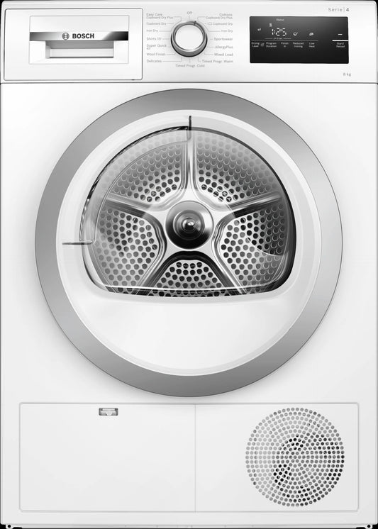 Bosch WTN83203  SERIES 4 WHITE 8KG CONDENSER TUMBLE DRYER