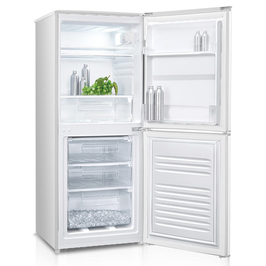 IceKing IK5558EW WHITE STATIC 136CM TALL FRIDGE FREEZER