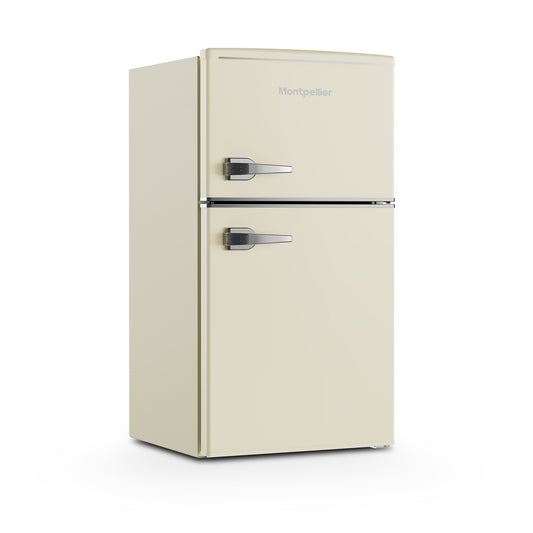 Cream Retro style Fridge Freezer