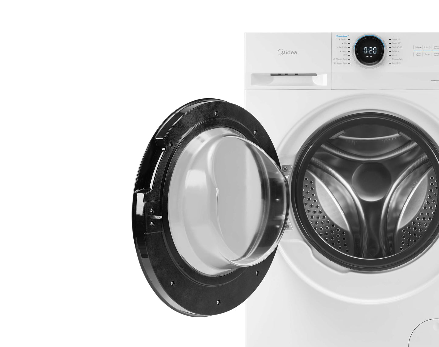 Midea MF20EW90WB  WHITE 9KG 1400RPM WASHING MACHINE