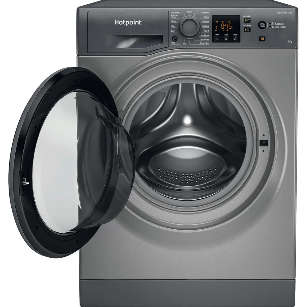 Hotpoint NSWF946GG  GRAPHITE 9KG 1400RPM WASHING MACHINE