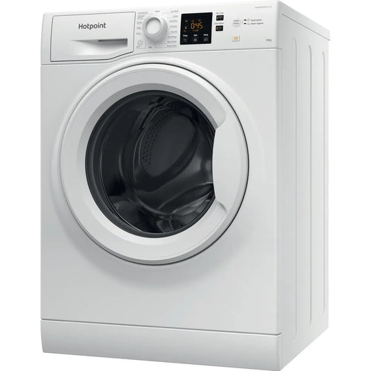 Hotpoint NSWM1046W  WHITE ANTI-STAIN 10KG 1400RPM WASHING MACHINE
