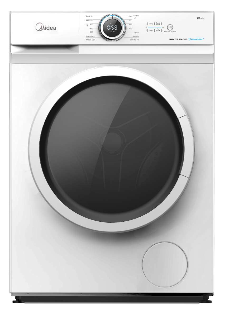 Midea MF10EW80BB 8KG 1400RPM WASHING MACHINE