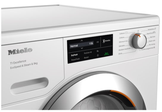 Miele TEL785WP ECOSPEED&STEAM 9KG HEAT PUMP TUMBLE DRYER