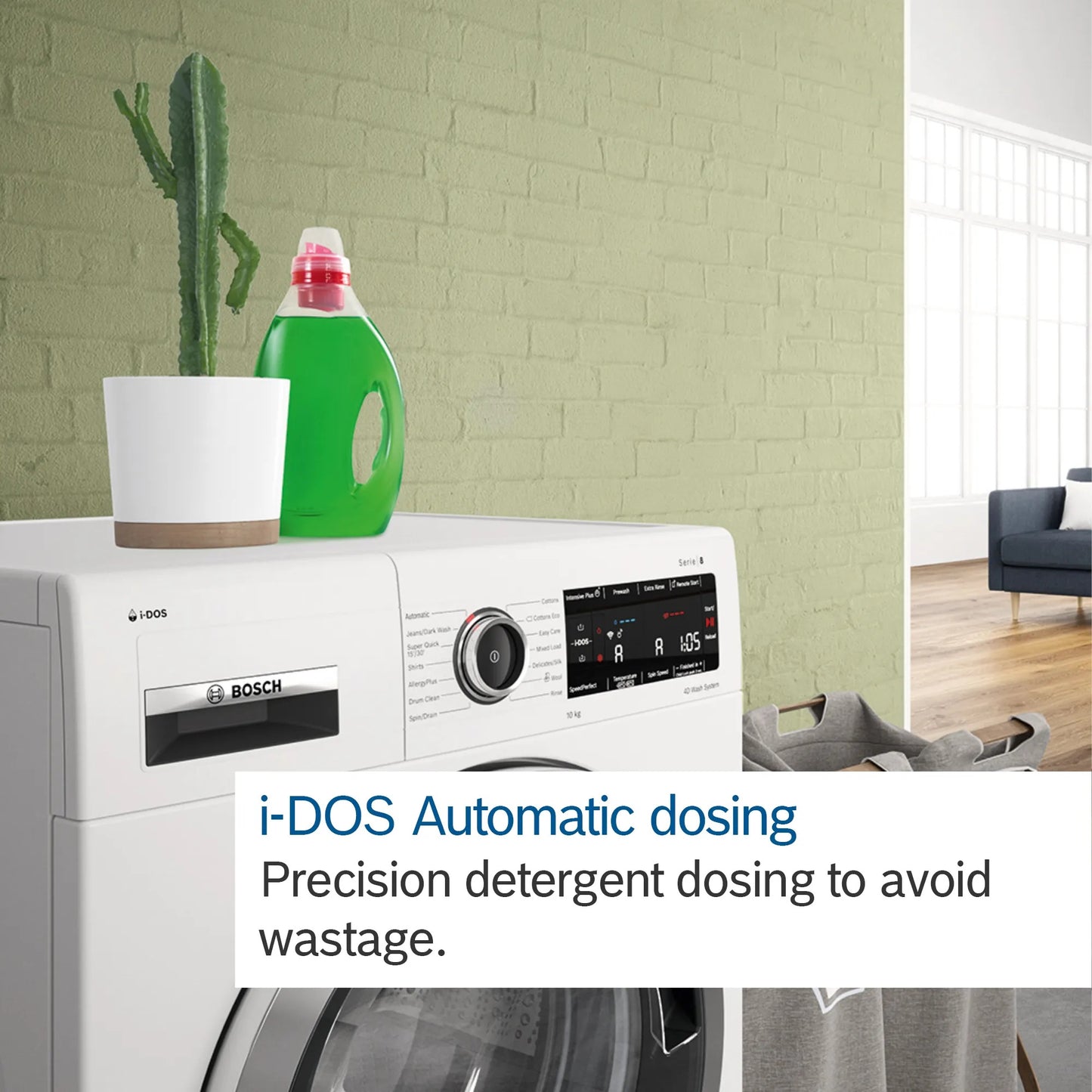 Bosch WGB256A1GB WHITE SERIES 8 10KG 1400 RPM WASHING MACHINE