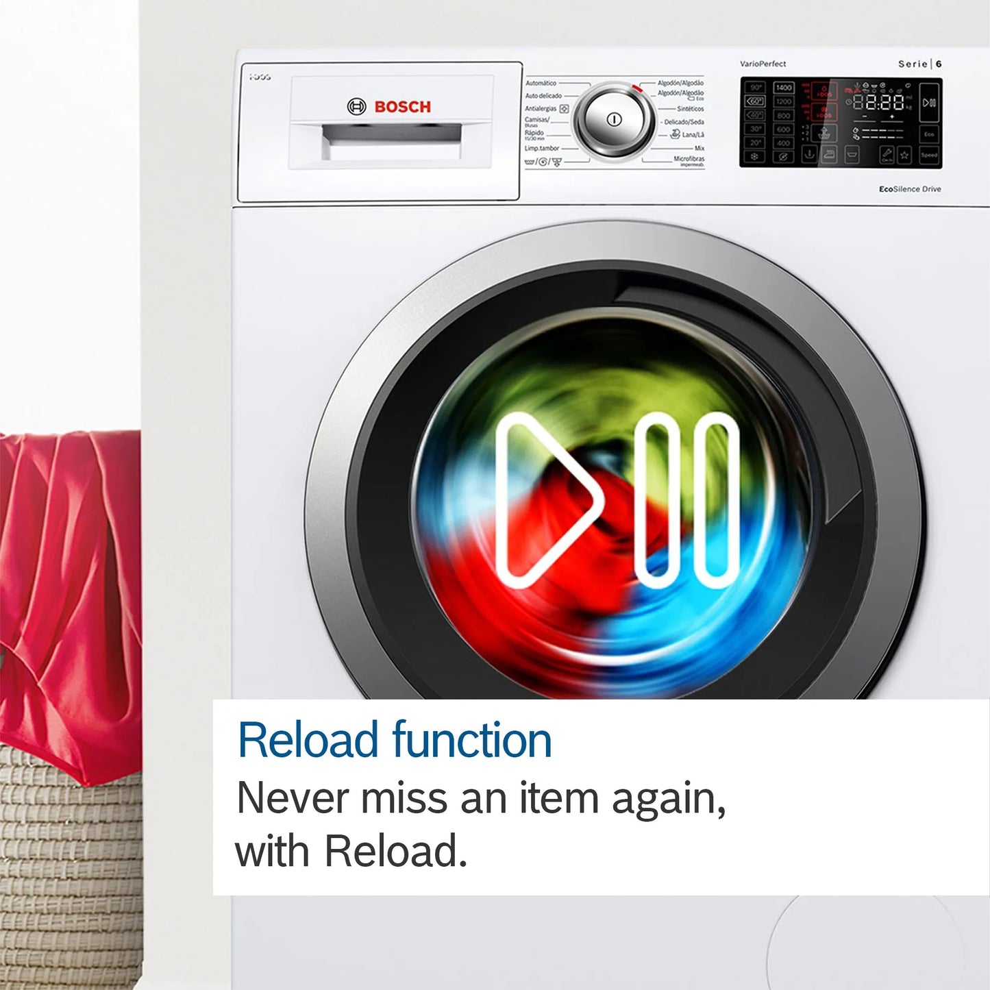 Bosch WGB256A1GB WHITE SERIES 8 10KG 1400 RPM WASHING MACHINE